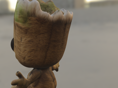 Baby groot plush 3Dモデル