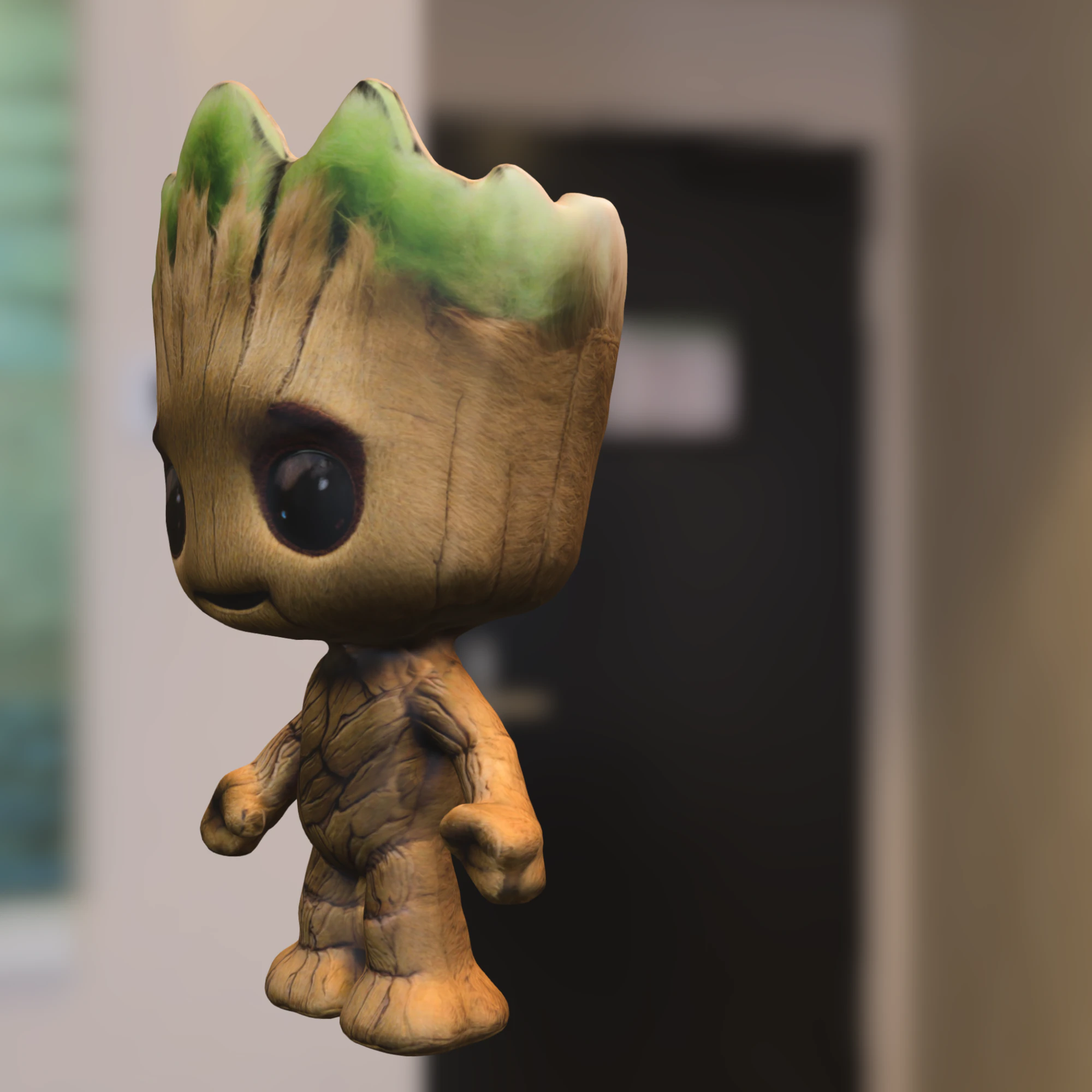 Baby Groot 3D Model .c4d .max .obj .3ds .fbx .stl .blend 