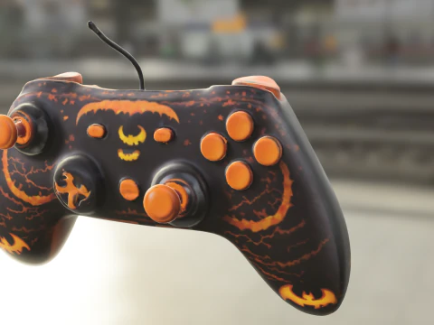 Controller di gioco di Halloween Modello 3D
