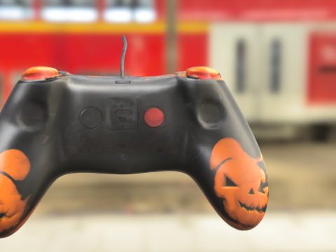 Halloween Game Controller Model 3D