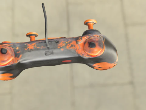 Halloween Game Controller 3D Model