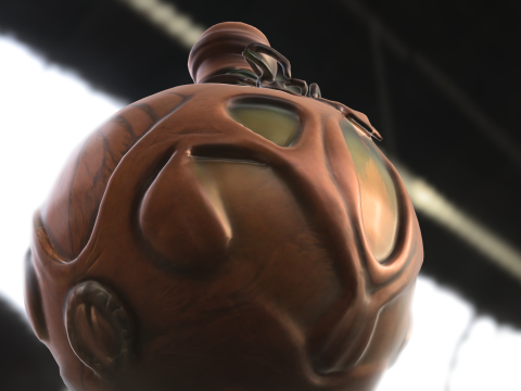 Dragon Emblem Fantasy Potion Bottle 3D 模型