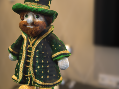 Leprechaun Plush 3D Модель