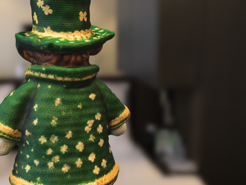 Leprechaun Plush 3D Модель