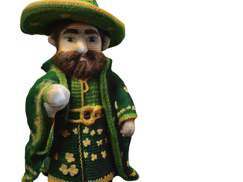 Leprechaun Wizard 3D Model