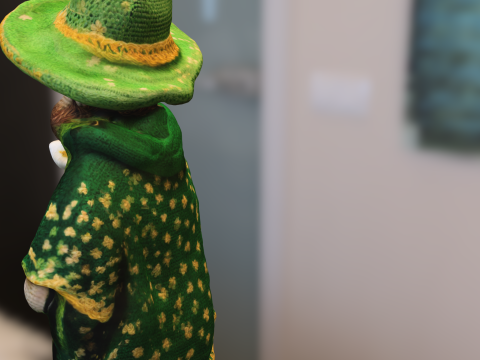 Leprechaun Wizard 3D 모델