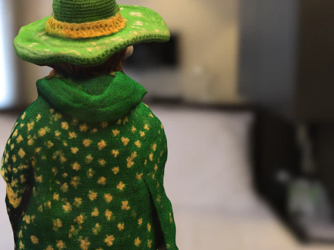 Leprechaun Wizard 3D Model