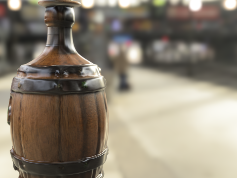 Irish Ale Bottle 3D Model
