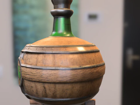 Irish Barrel Bottle 3D Model