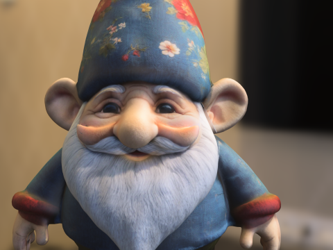 Garden Gnome 3D Model