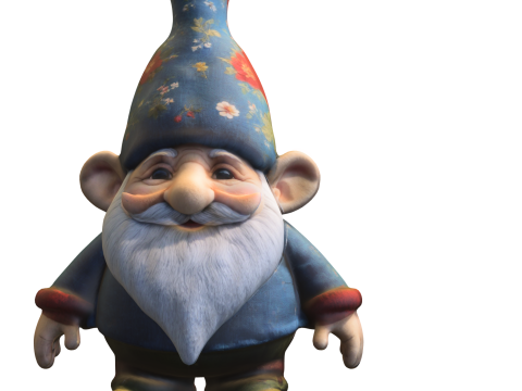 Garden Gnome 3D Model