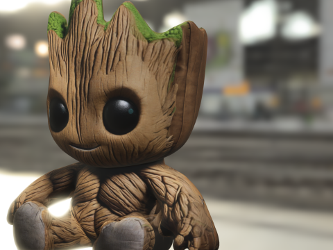 Baby Groot 3D Модель