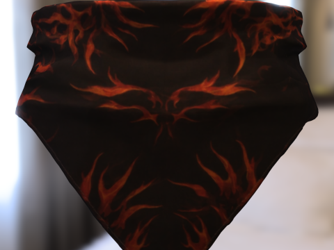 Skull Bandana 3D 模型