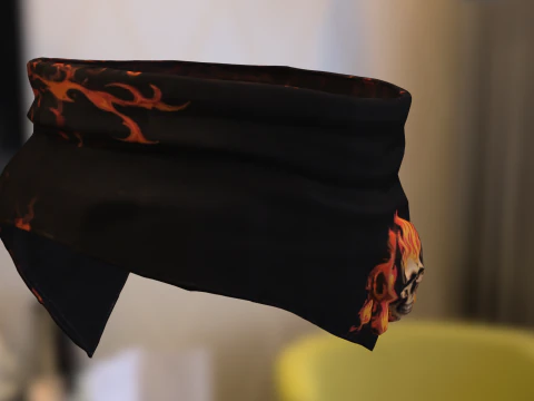 Skull Bandana 3D Model