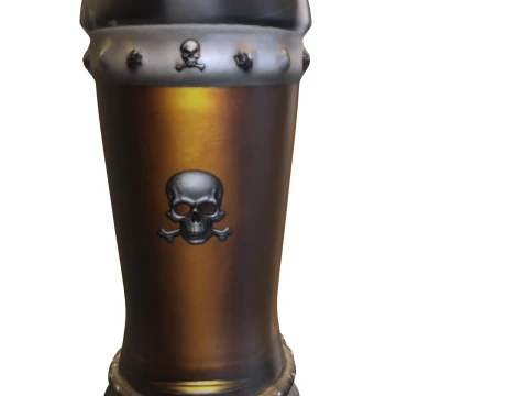 Totenkopfkelch 3D Modell