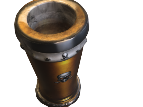 Skull Chalice Model 3D