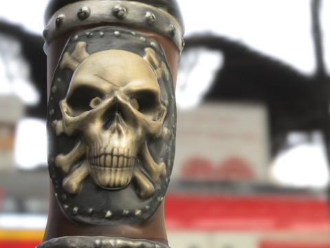 Skull Chalice Model 3D