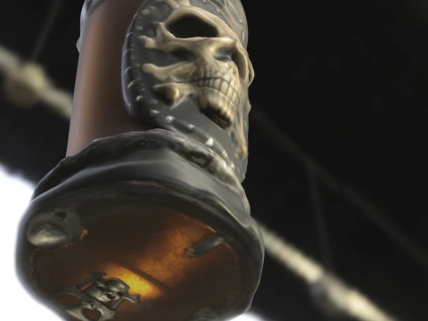 Skull Chalice 3D Model