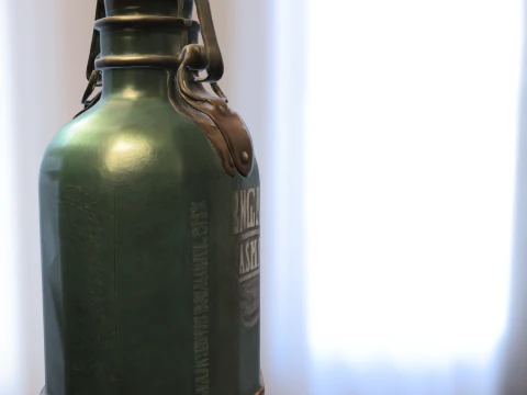 Steampunk Potion Bottle 3D Model