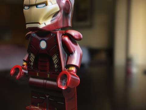 Iron Man LEGO 3D 模型