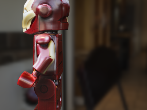 Iron Man LEGO 3D 模型