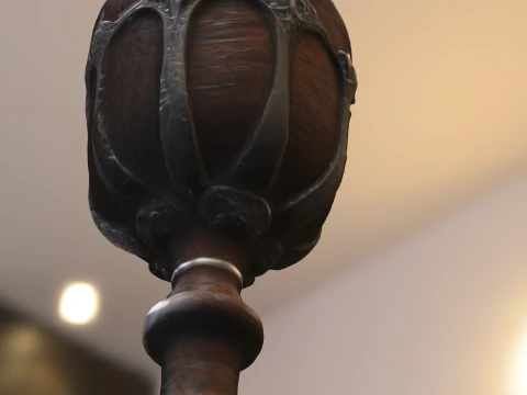 Skull Goblet Medieval 3D Model