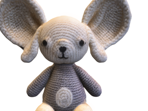 Cute Crochet Mouse Plush 3D Модель