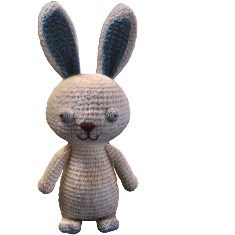 Crochet Bunny Plush 3D Modell .c4d .max .obj .3ds .fbx .stl .blend 