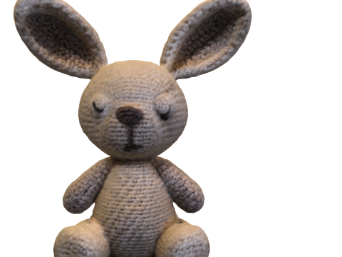 Crochet Bunny Plush 3D Модель