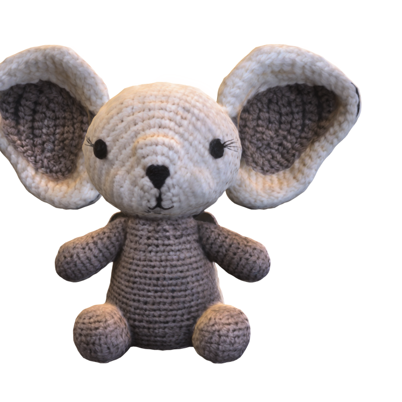 Szydełkowy kr&oacute;liczek Model 3D .c4d .max .obj .3ds .fbx .stl .blend 