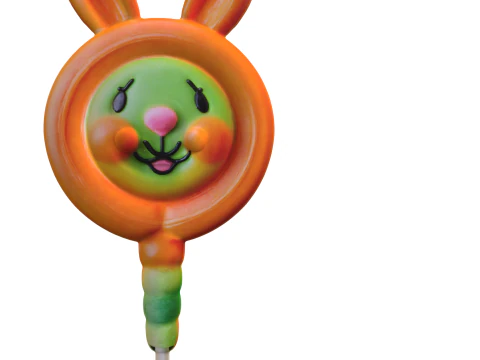 Bunny Lollipop 3D Model