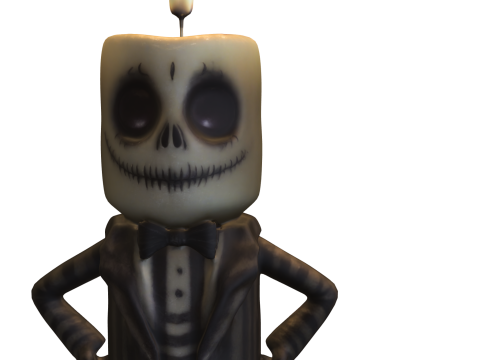 Beetlejuicer Candle Modèle 3D