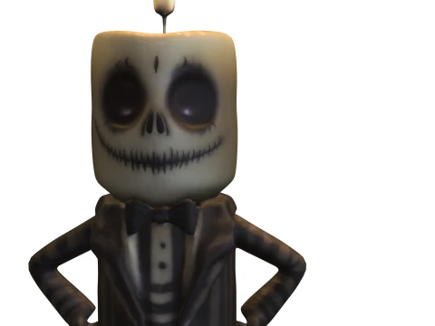 बीटल जूसर मोमबत्ती 3D मॉडल