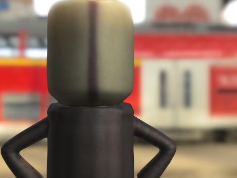 甲壳虫榨汁蜡烛 3D 模型