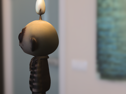 Candle beetlejuicer Kid Modello 3D