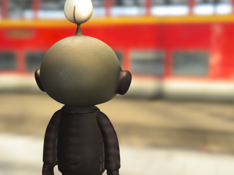 Candle beetlejuicer Kid Modello 3D