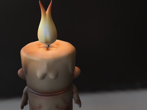 Candle Healer Model 3D