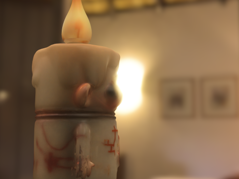 Candle Healer Model 3D