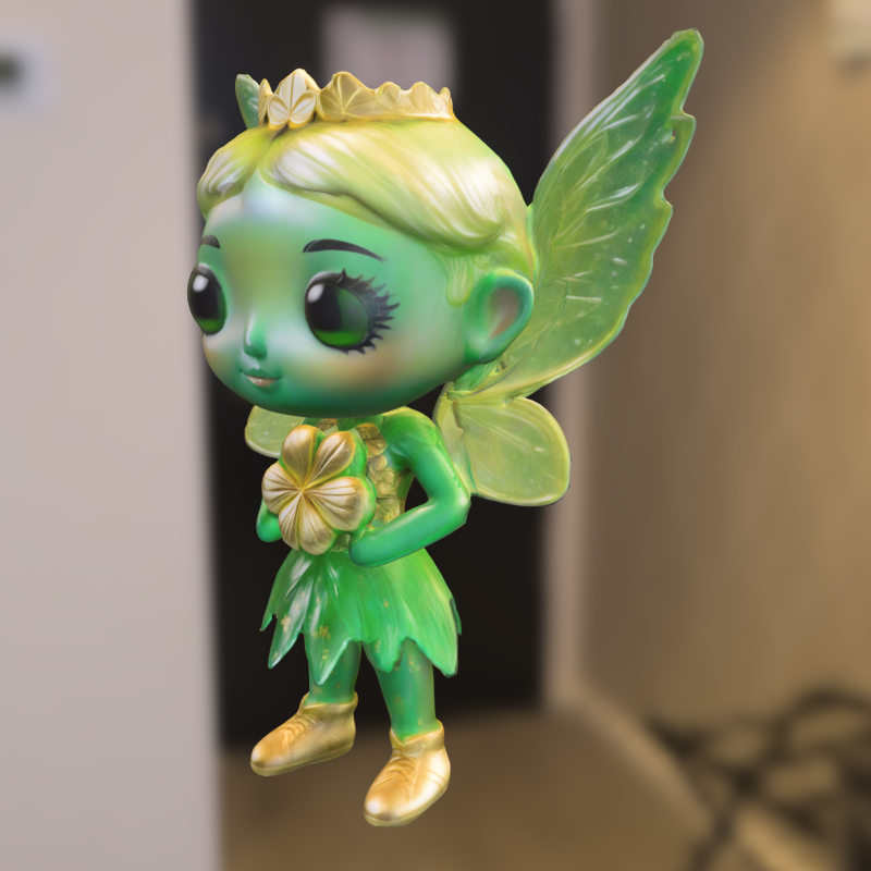 Clover Fairy Modèle 3D .c4d .max .obj .3ds .fbx .stl .blend 