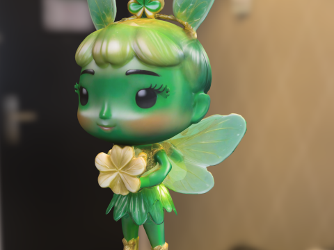 Clover Bunny Fairy 3D 모델