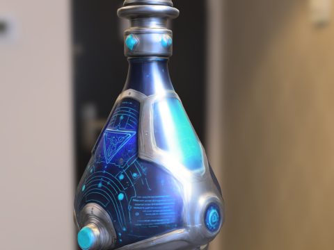 Futuristic Energy Potion 3D 모델
