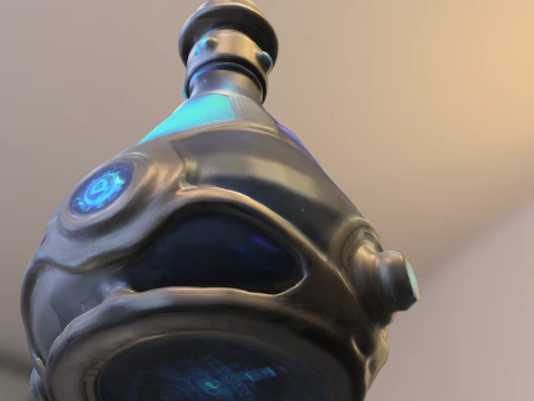 Futuristic Energy Potion 3D Model