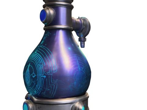 Sci-Fi Tech Elixir 3D Model