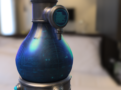 Sci-Fi Tech Elixir 3D मॉडल
