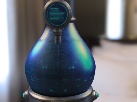 Sci-Fi Tech Elixir 3D मॉडल
