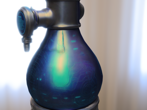 Sci-Fi Tech Elixir 3D मॉडल