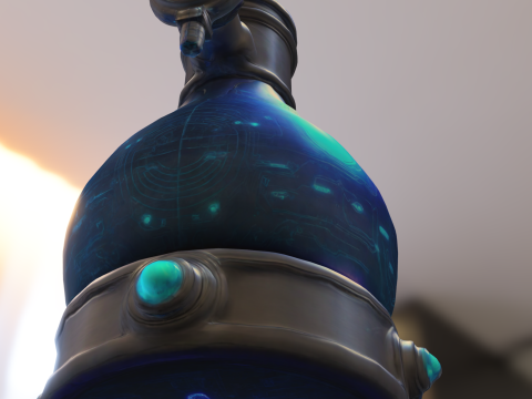 Sci-Fi Tech Elixir 3D मॉडल