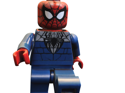 Spider mand lego Minifigure 3D Model