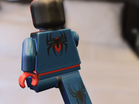 Spider mand lego Minifigure Modello 3D