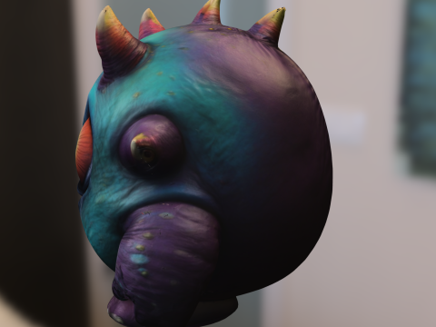 Cartoon Monster Character 3D 模型